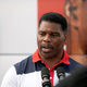 Georgia Republican Senate candidate Herschel Walker speaks during a campaign stop on Tuesday, Oct. 11, 2022, in Carrollton, Ga.